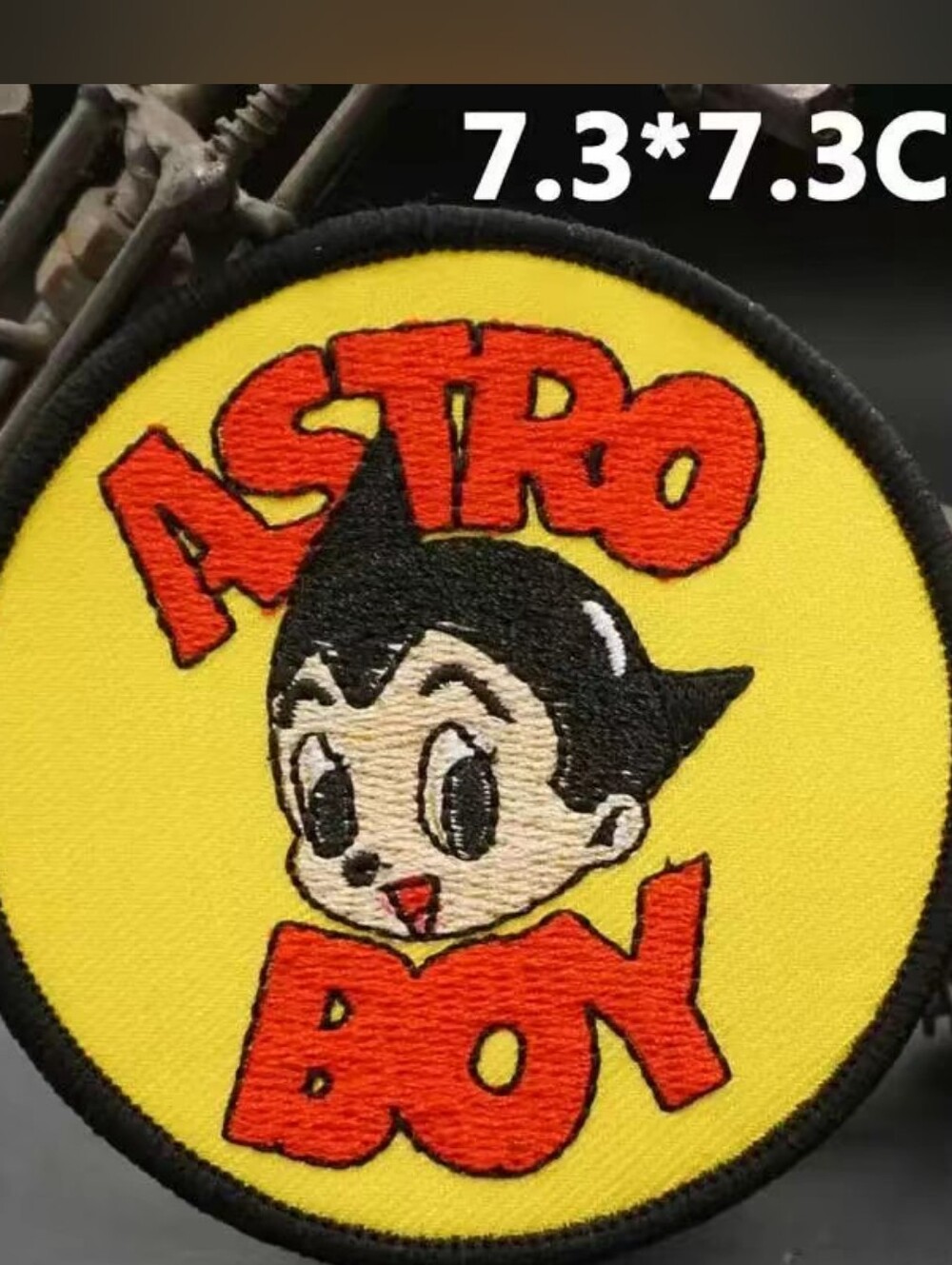 Astro Boy Sew On Patch - New No Tag Embroidered Badge 7.3cm